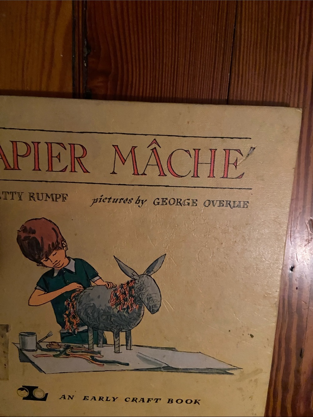70s 1970s Paper Papier Mâché Craft Book crafts art project activities activity